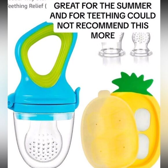 NWT- 2 Teether and 2 Feeder Spoons - Picture 6 of 6